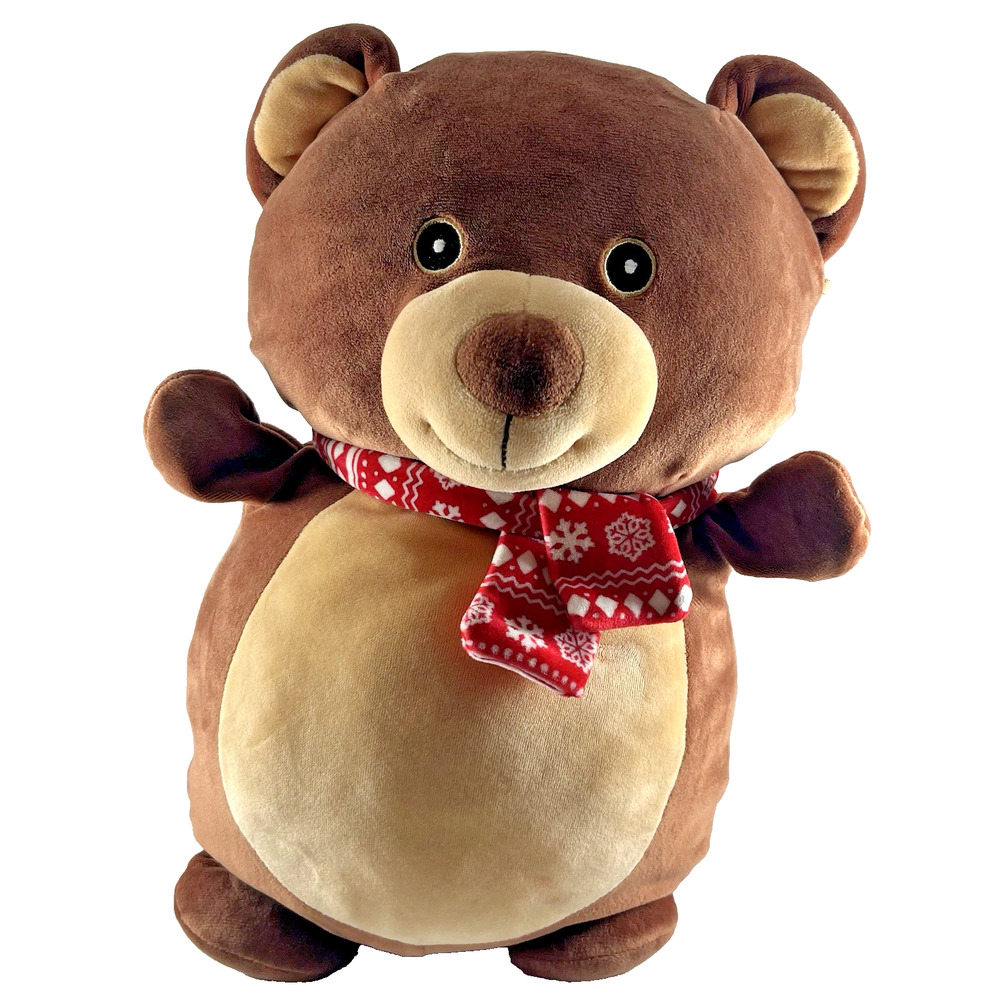 Brownie the Bear Squishmallows Hug Mees Plush Toy 12" Soft Stuffed Animal